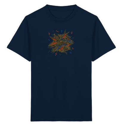 Wildes Energie T-Shirt mit Blitzen - Kinder Bio T-Shirt
