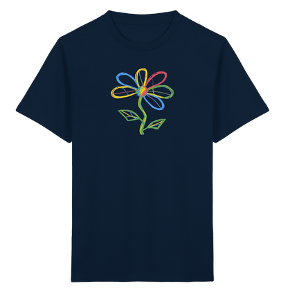 Bunte Punktblume Kinder T-Shirt - Kinder Bio T-Shirt