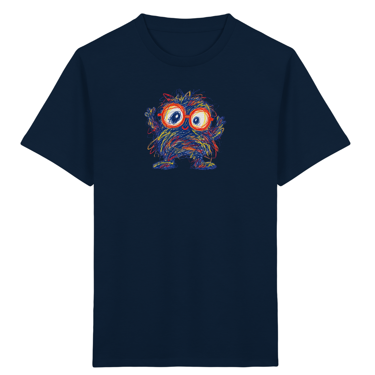 Brillenknäuel Kritzelmonster Shirt - Kinder Bio T-Shirt