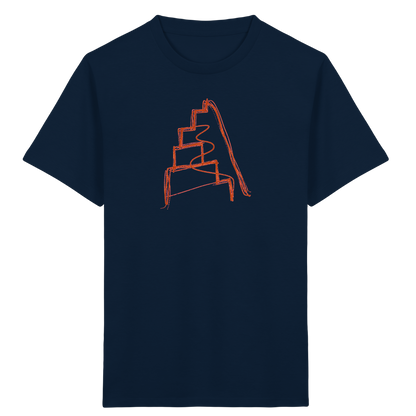 Rostbraune Wackeltreppe für Kinder - Kinder Bio T-Shirt