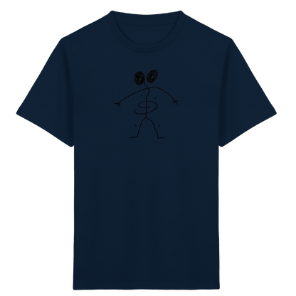 Spiraliger Linienfreund für Kinder - Kinder Bio T-Shirt