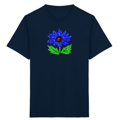 Kritzel Kornblume Kinder Shirt - Kinder Bio T-Shirt