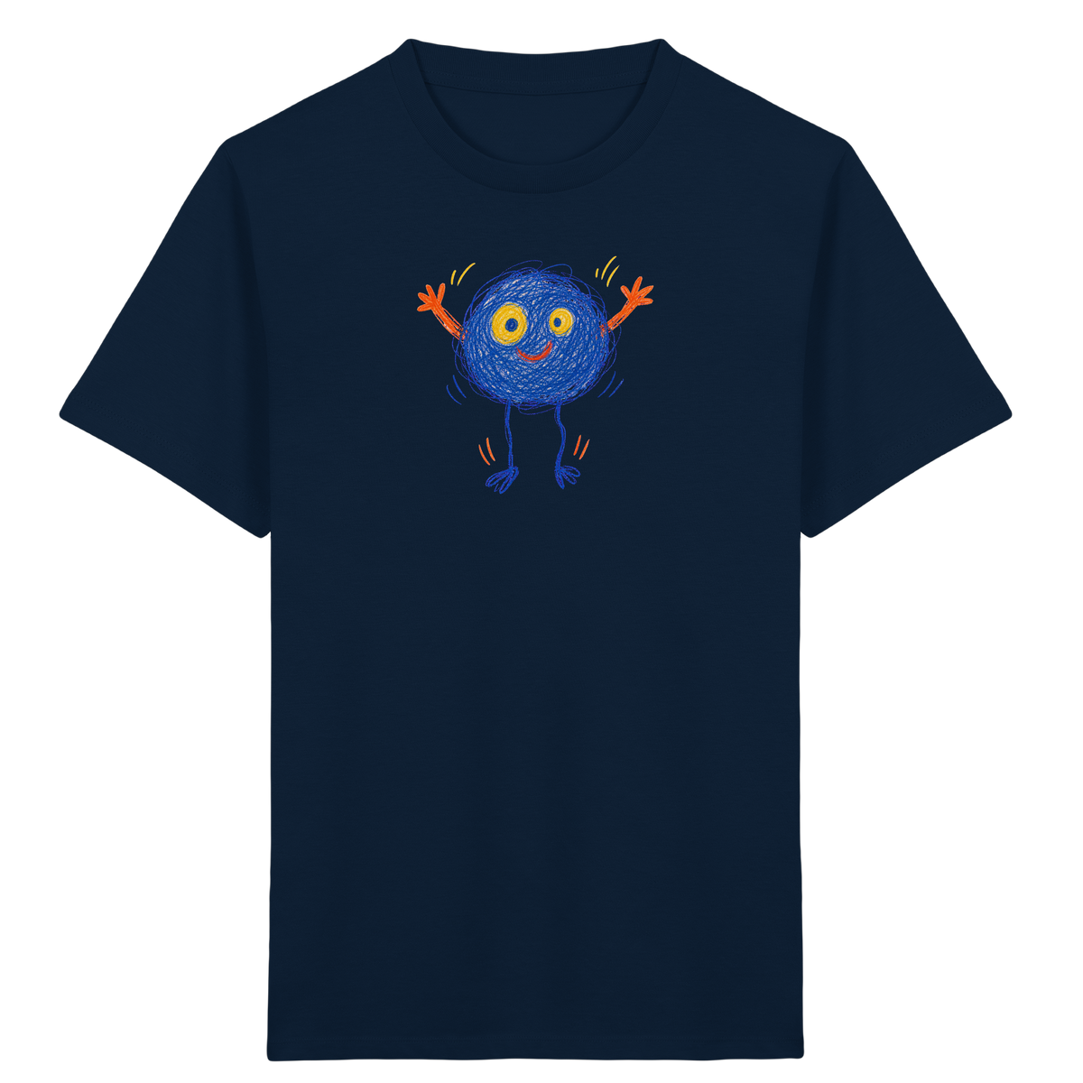 Hüpfkugel Kritzelmonster Kinder T-Shirt - Kinder Bio T-Shirt