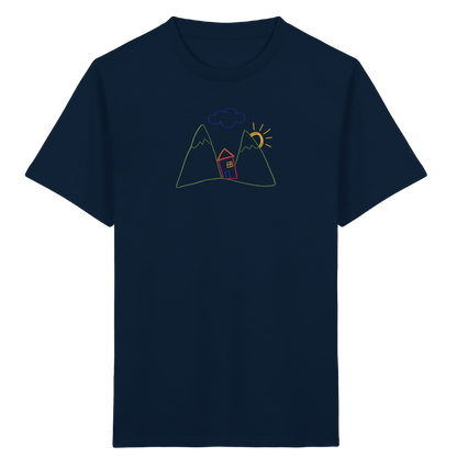 Fröhliches Bergpanorama Kinder T-Shirt - Kinder Bio T-Shirt