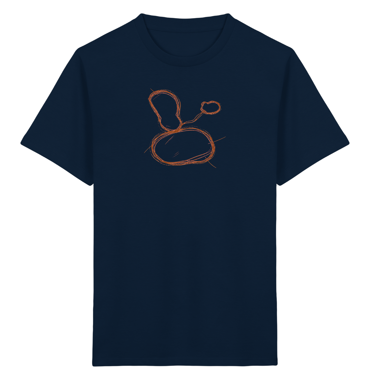 Kastanienbraune Formenfamilie Shirt - Kinder Bio T-Shirt