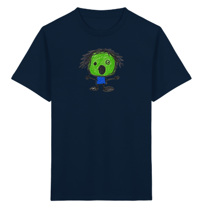 Kritzelkopf beim Staunen - Kinder Bio T-Shirt