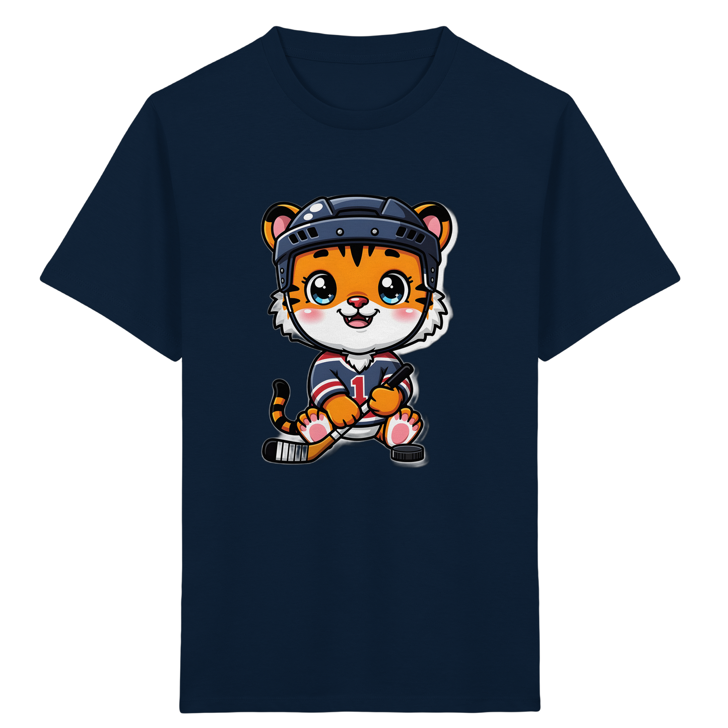 Eishockey Tiger: Cooles Kinder T-Shirt