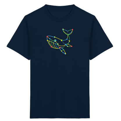 Farbpunkt Wal Kinder Motiv - Kinder Bio T-Shirt