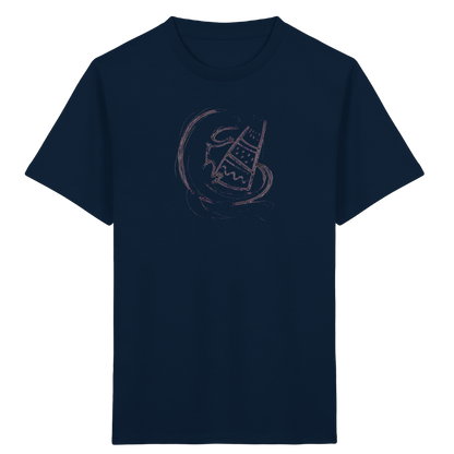 Otter mit grauer Schultüte - Kinder Bio T-Shirt