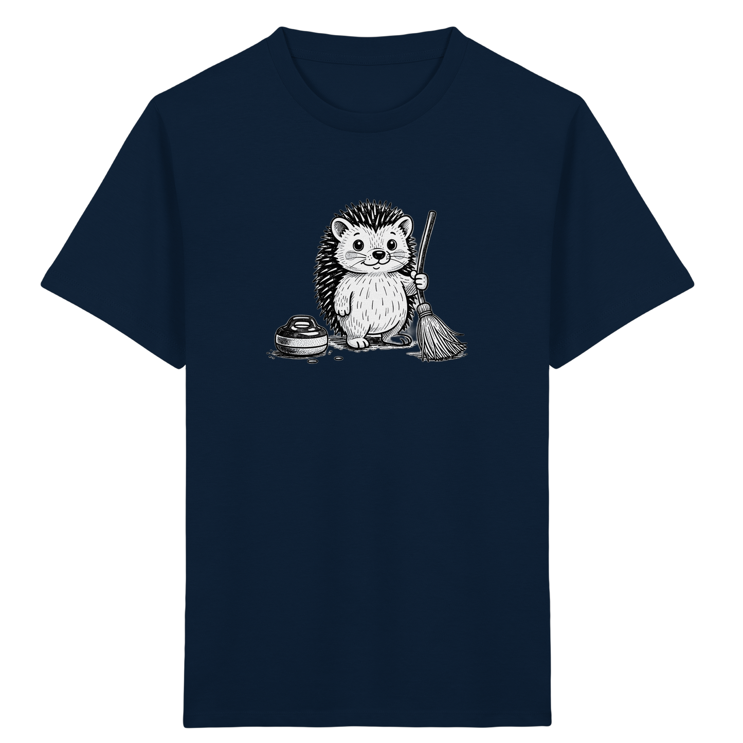 Igel beim Curling: Kinder T-Shirt - Kinder Bio T-Shirt