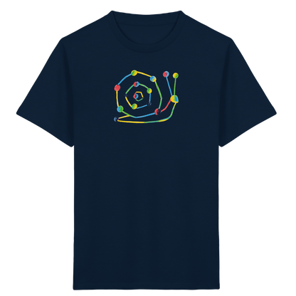Farbpunkt Schnecke Kinder Shirt - Kinder Bio T-Shirt