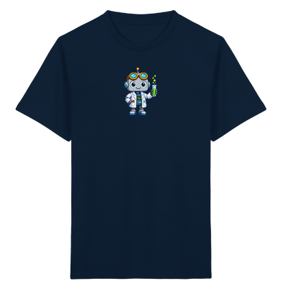 Pixel Roboter Wissenschaftler: Fröhliches Kinder T-Shirt - Kinder T-Shirt