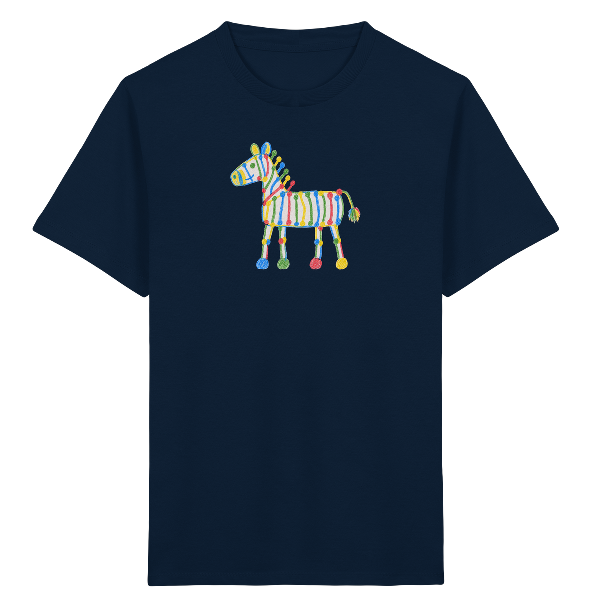 Farbpunkt Zebra für Kinder - Kinder Bio T-Shirt