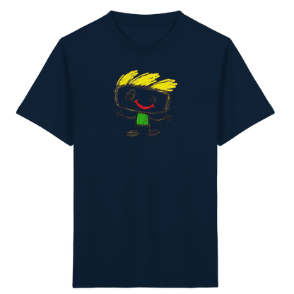 Kritzelkopf mit Windhaar - Kinder Bio T-Shirt