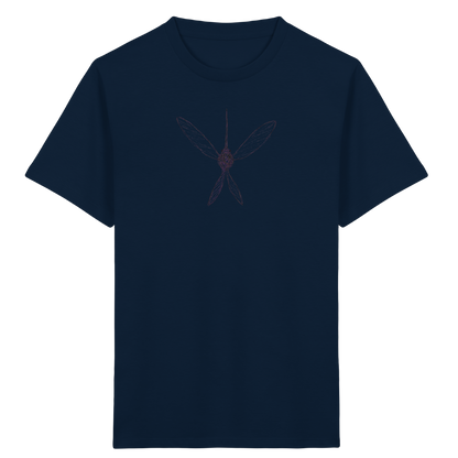 Kolibri von oben gezeichnet - Kinder Bio T-Shirt