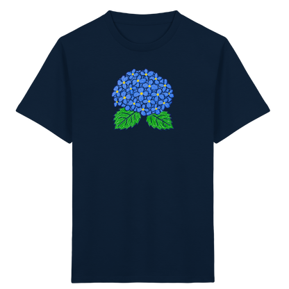 Kritzel Hortensie Kinder Shirt - Kinder Bio T-Shirt