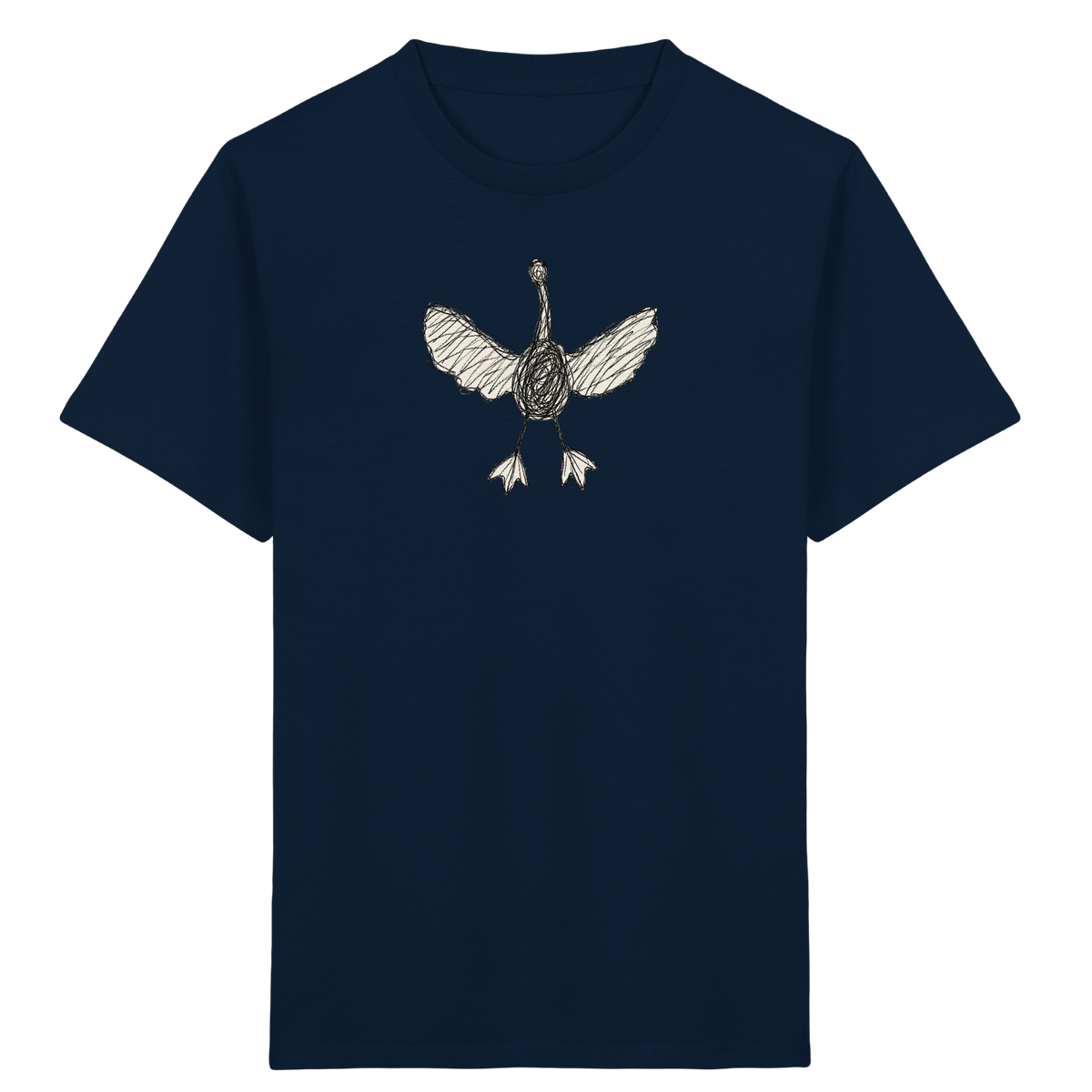 Gans landet von oben - Kinder Bio T-Shirt
