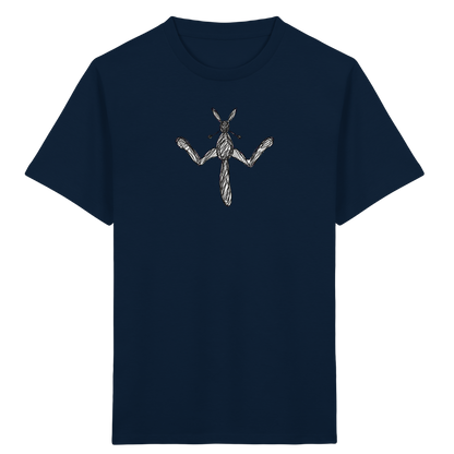 Känguru von oben gezeichnet - Kinder Bio T-Shirt