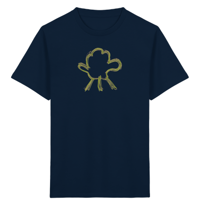 Olivgrüne Wolkenfigur Kinder Shirt - Kinder Bio T-Shirt