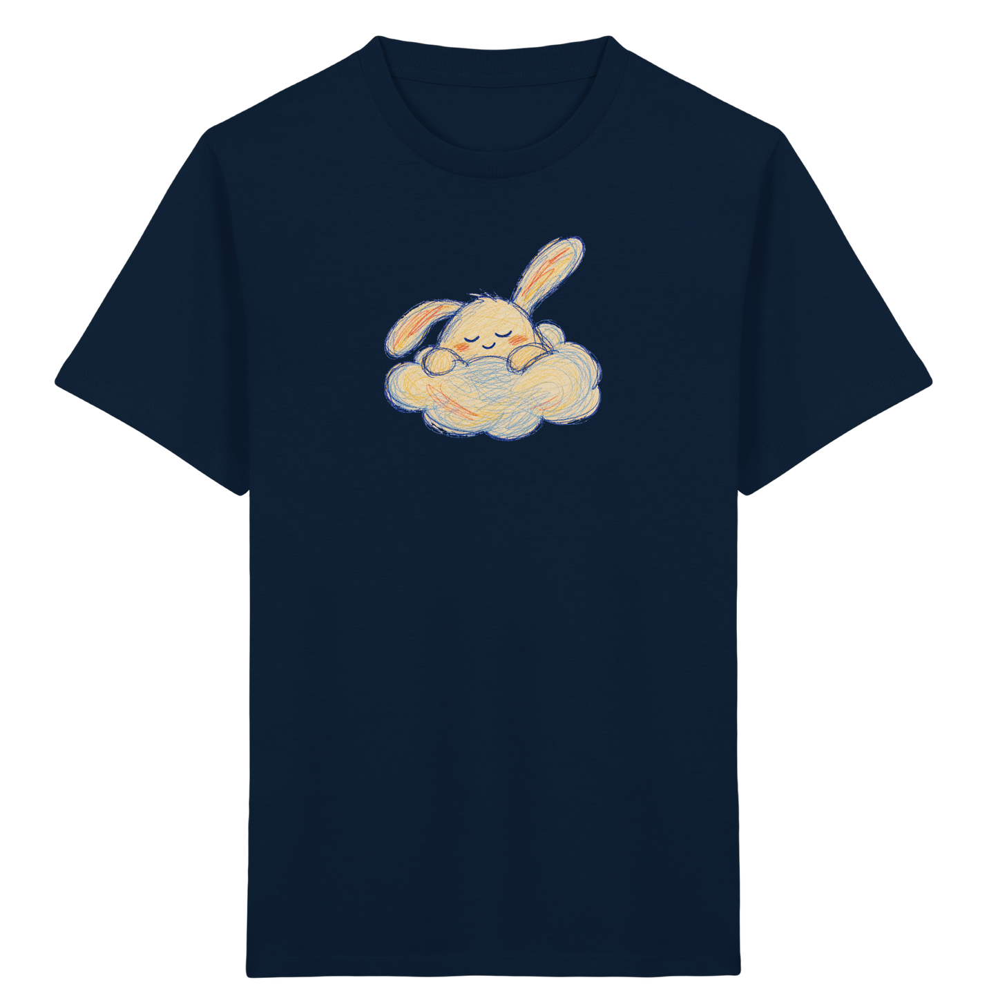 Schlafmonster im weichen Wolkenbett - Kinder Bio T-Shirt
