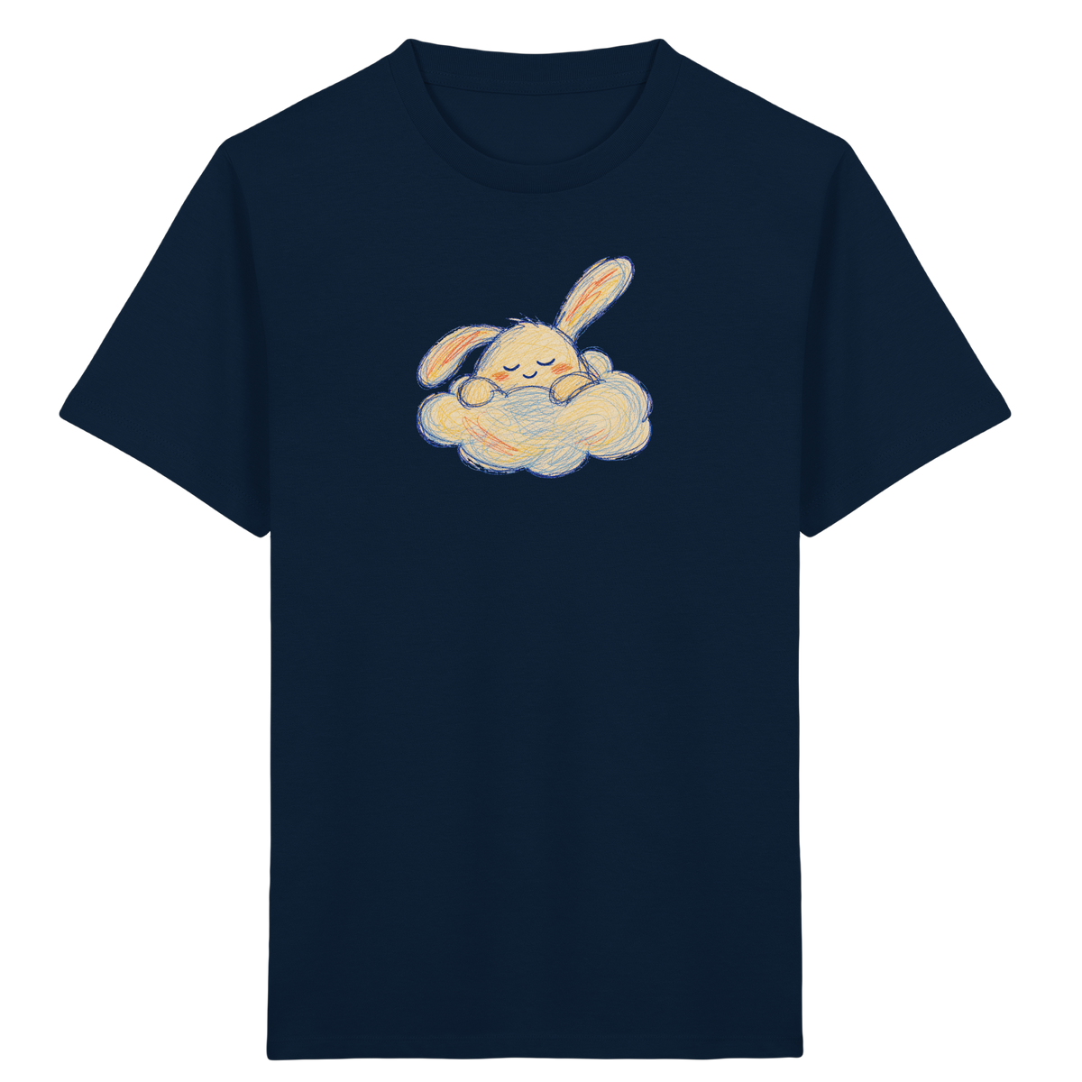 Schlafmonster im weichen Wolkenbett - Kinder Bio T-Shirt