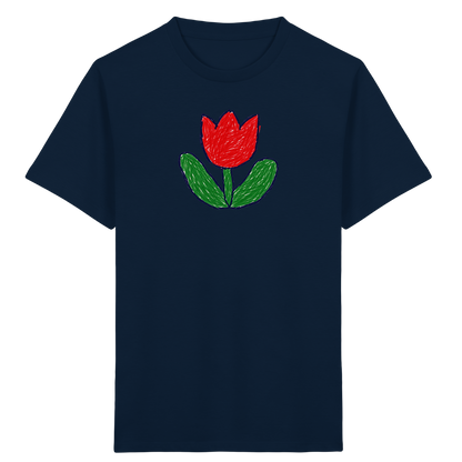 Kritzel Tulpe Kinder Shirt - Kinder Bio T-Shirt