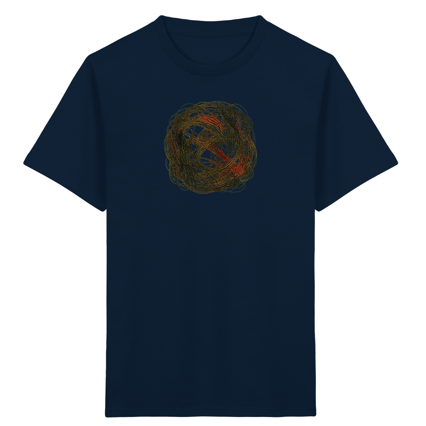 Wildes Kreide Knäuel Natur T-Shirt - Kinder Bio T-Shirt