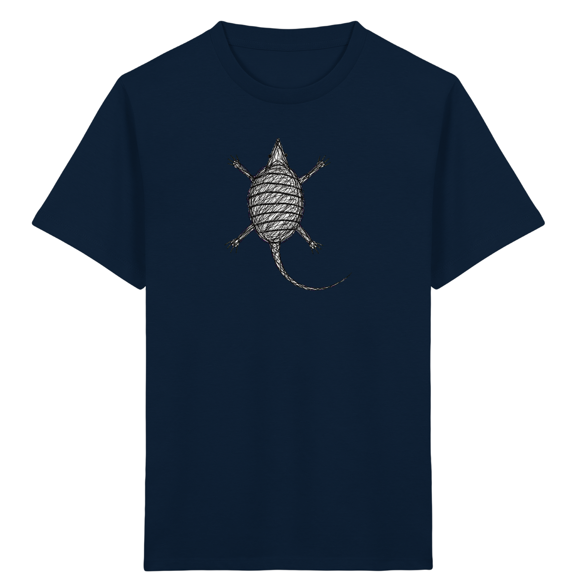Gürteltier von oben - Kinder Bio T-Shirt