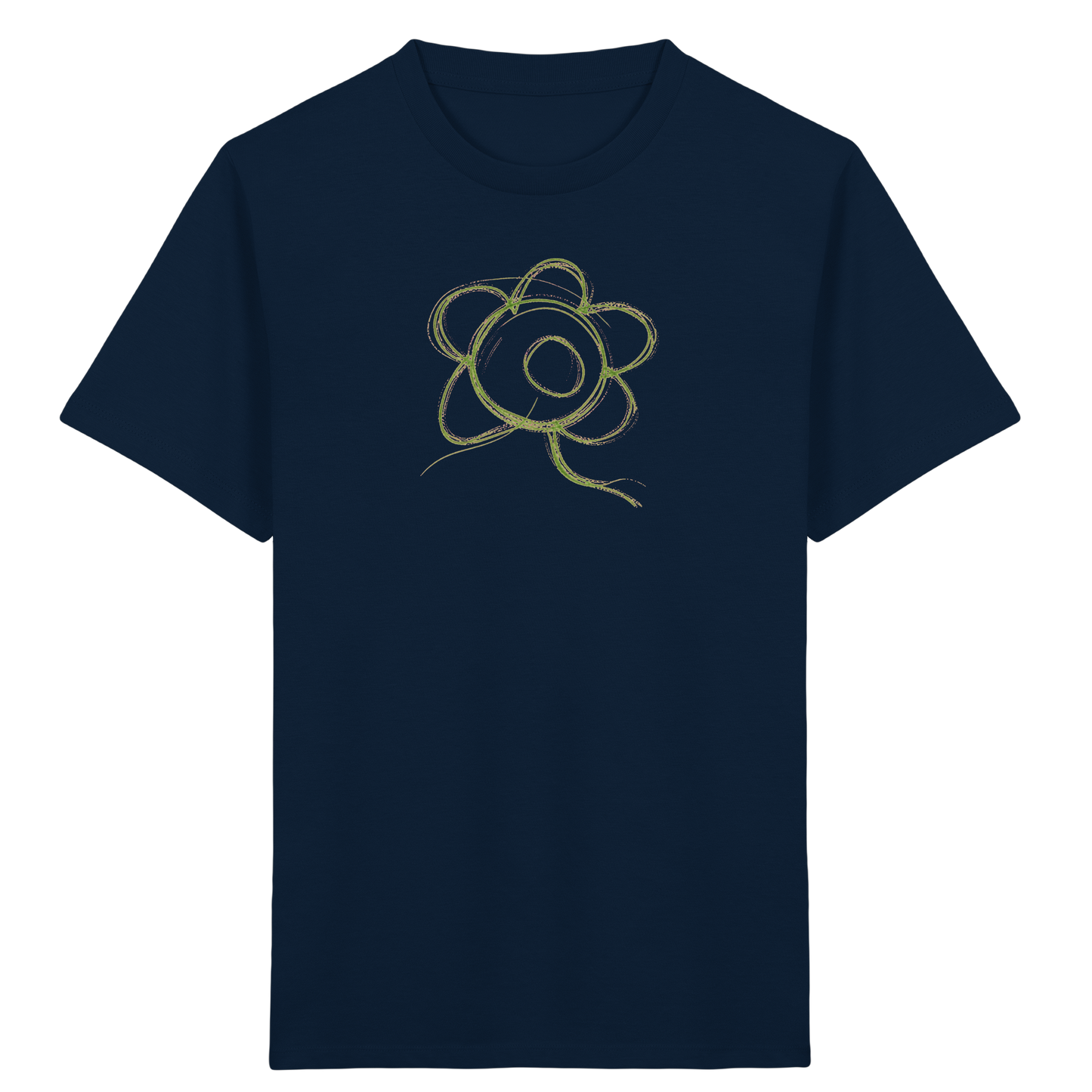 Grüner Kringelkopf für Kinder - Kinder Bio T-Shirt