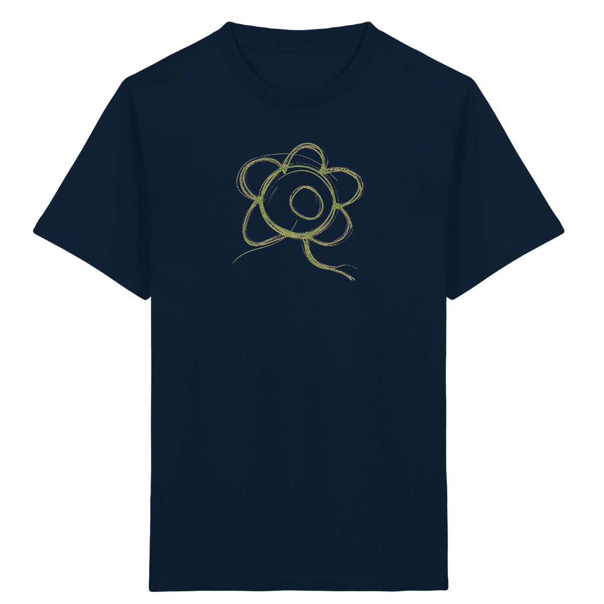 Grüner Kringelkopf für Kinder - Kinder Bio T-Shirt