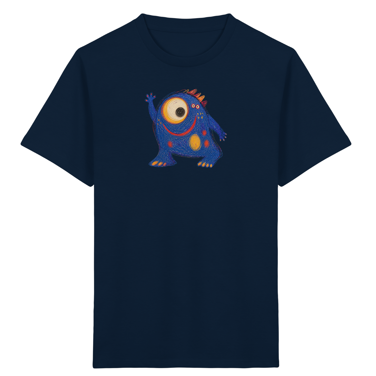 Kullerauge Kritzelmonster Kinder Shirt - Kinder Bio T-Shirt