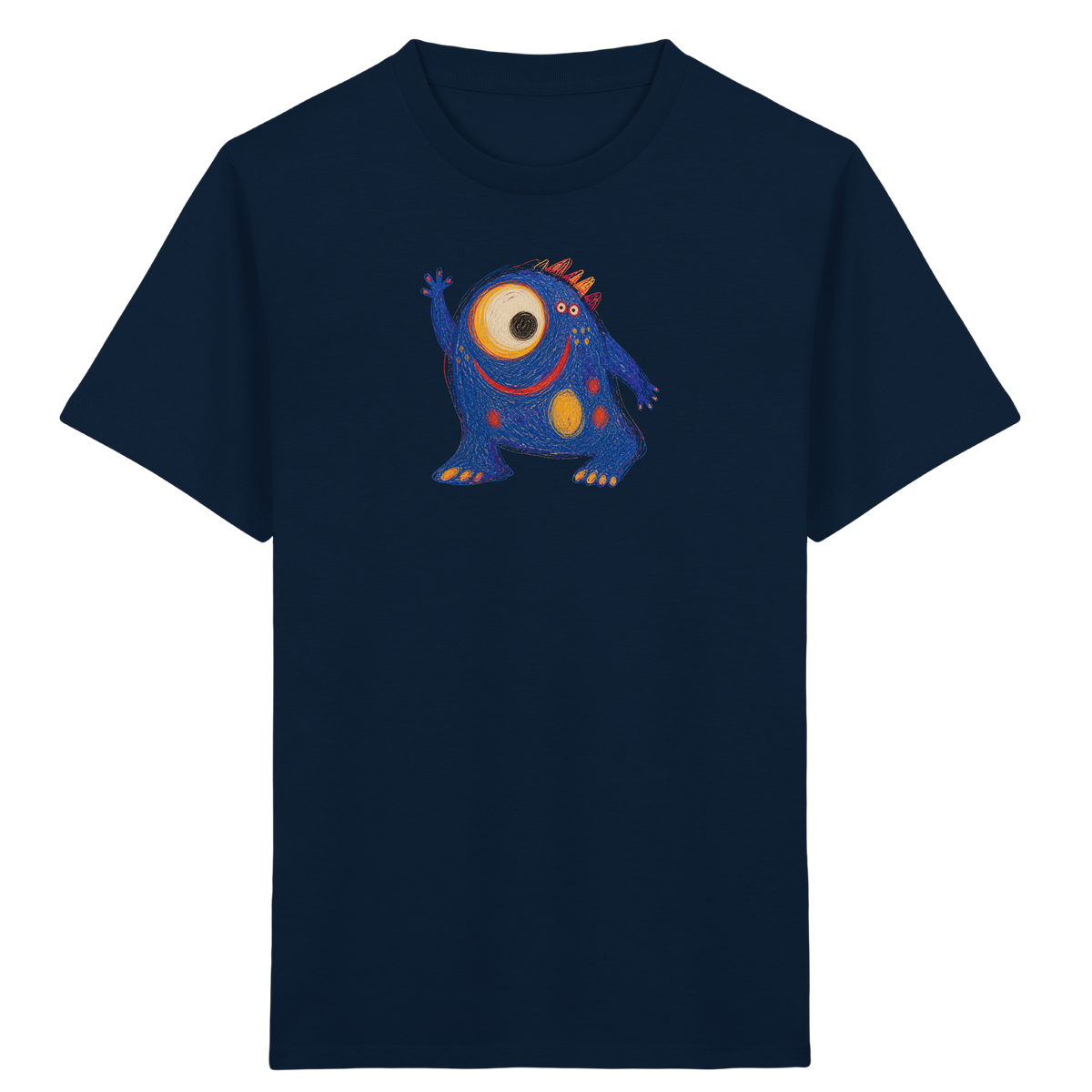 Kullerauge Kritzelmonster Kinder Shirt - Kinder Bio T-Shirt