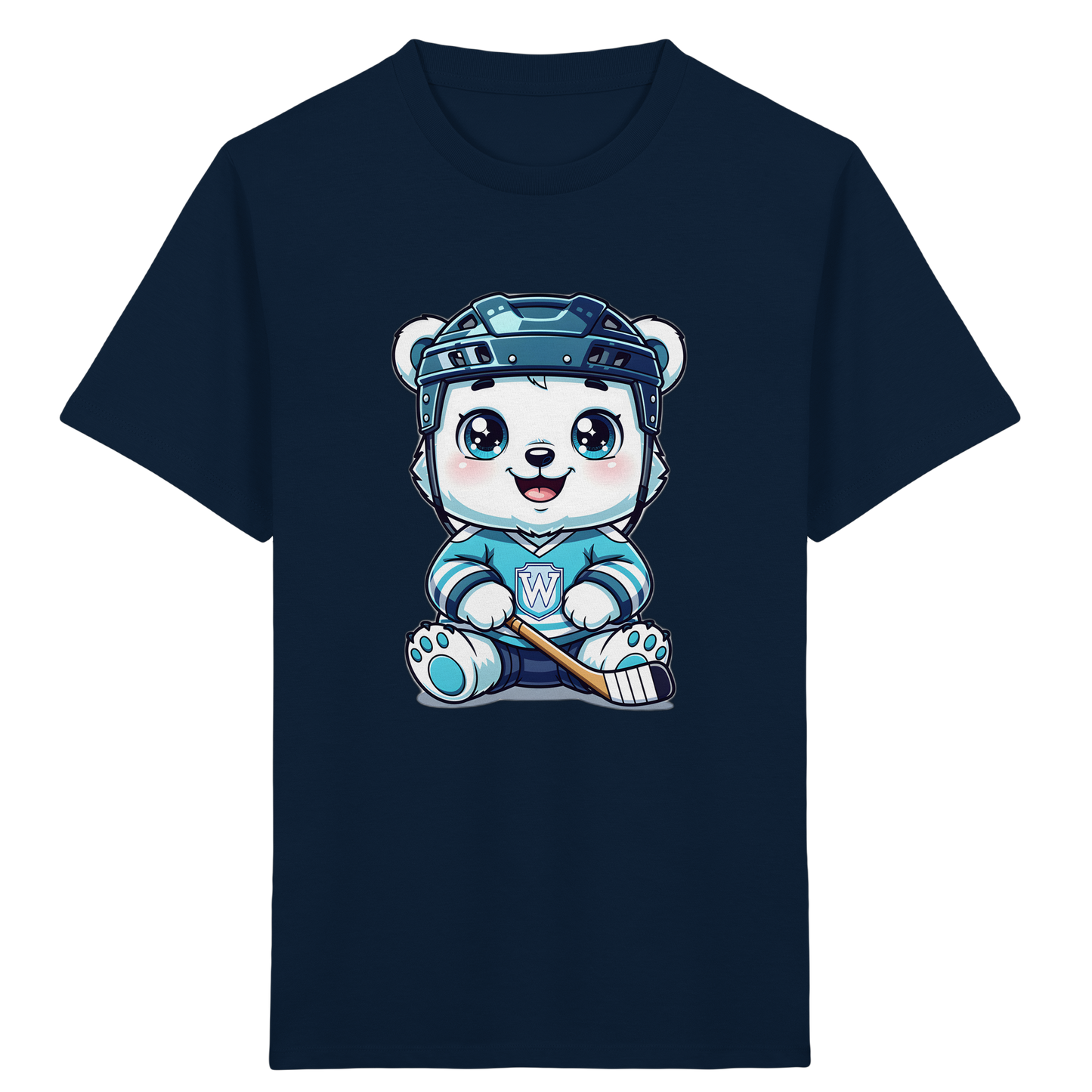 Eisbär Eishockey T-Shirt für Kinder