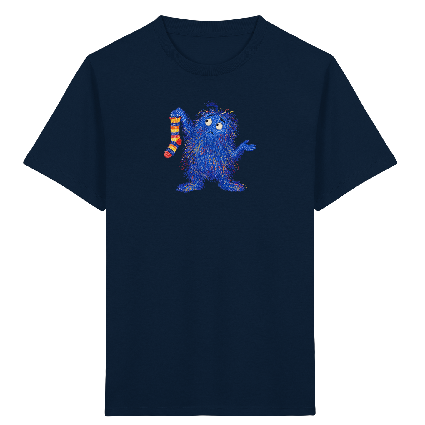 Sockensucher Monster Kinder T-Shirt - Kinder Bio T-Shirt