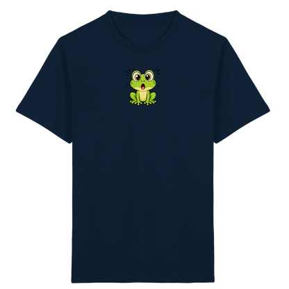 Überraschter Frosch: Kinder T-Shirt Grün - Kinder Bio T-Shirt