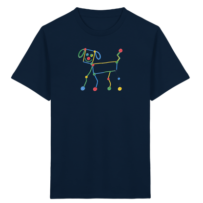 Bunter Farbpunkt Hund - Kinder Bio T-Shirt