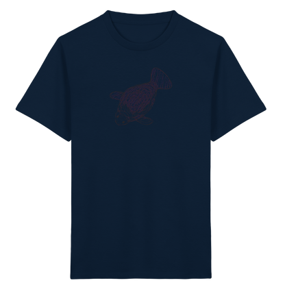 Seekuh von oben gezeichnet - Kinder Bio T-Shirt