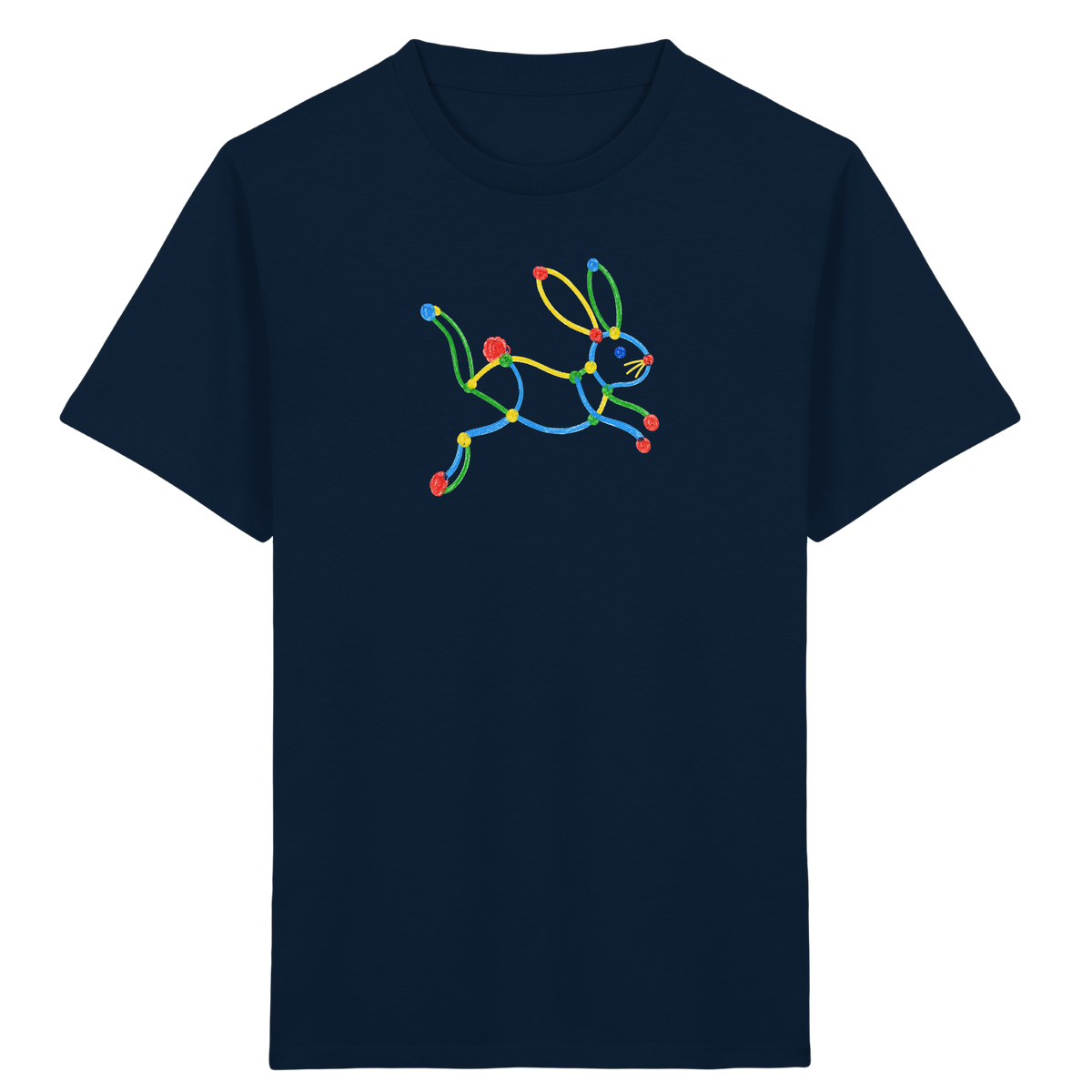 Farbpunkt Hase Kinder Shirt - Kinder Bio T-Shirt