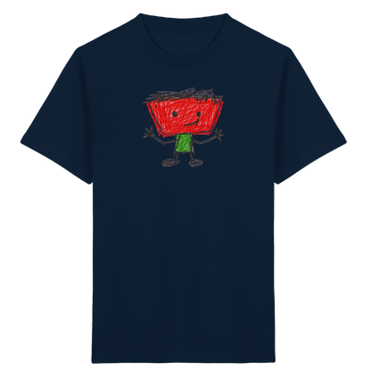 Kritzelkopf mit Zackenhaar - Kinder Bio T-Shirt