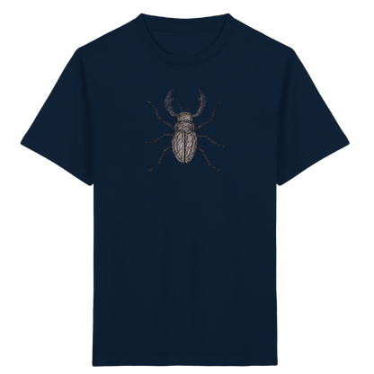Hirschkäfer von oben - Kinder Bio T-Shirt