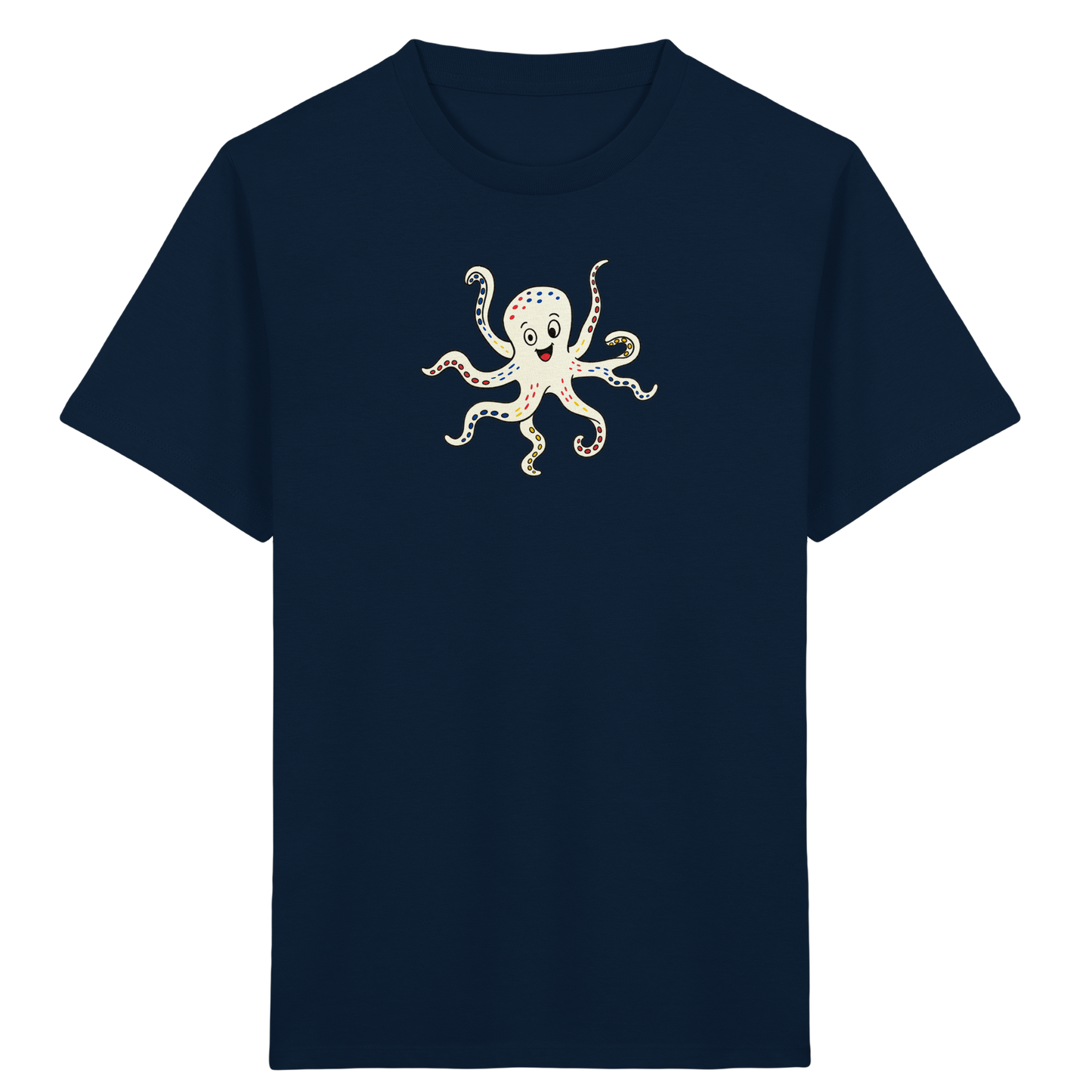 Fröhliches Kraken T-Shirt für Kinder - Kinder Bio T-Shirt