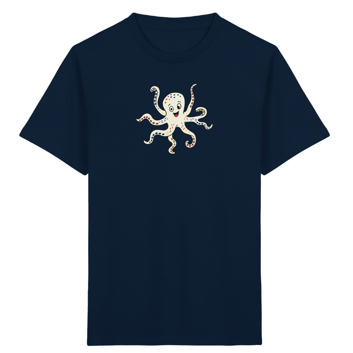 Fröhliches Kraken T-Shirt für Kinder - Kinder Bio T-Shirt
