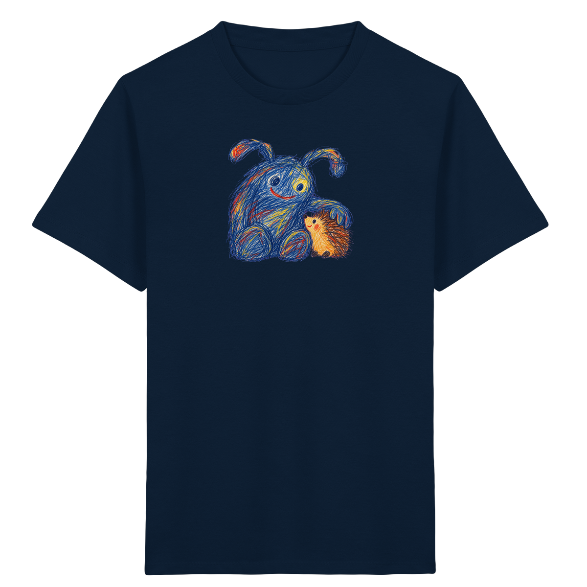 Igelkumpel Monster Freundschaft - Kinder Bio T-Shirt