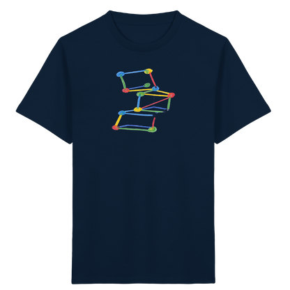 Bunte Bauklötze Farbpunkt - Kinder Bio T-Shirt