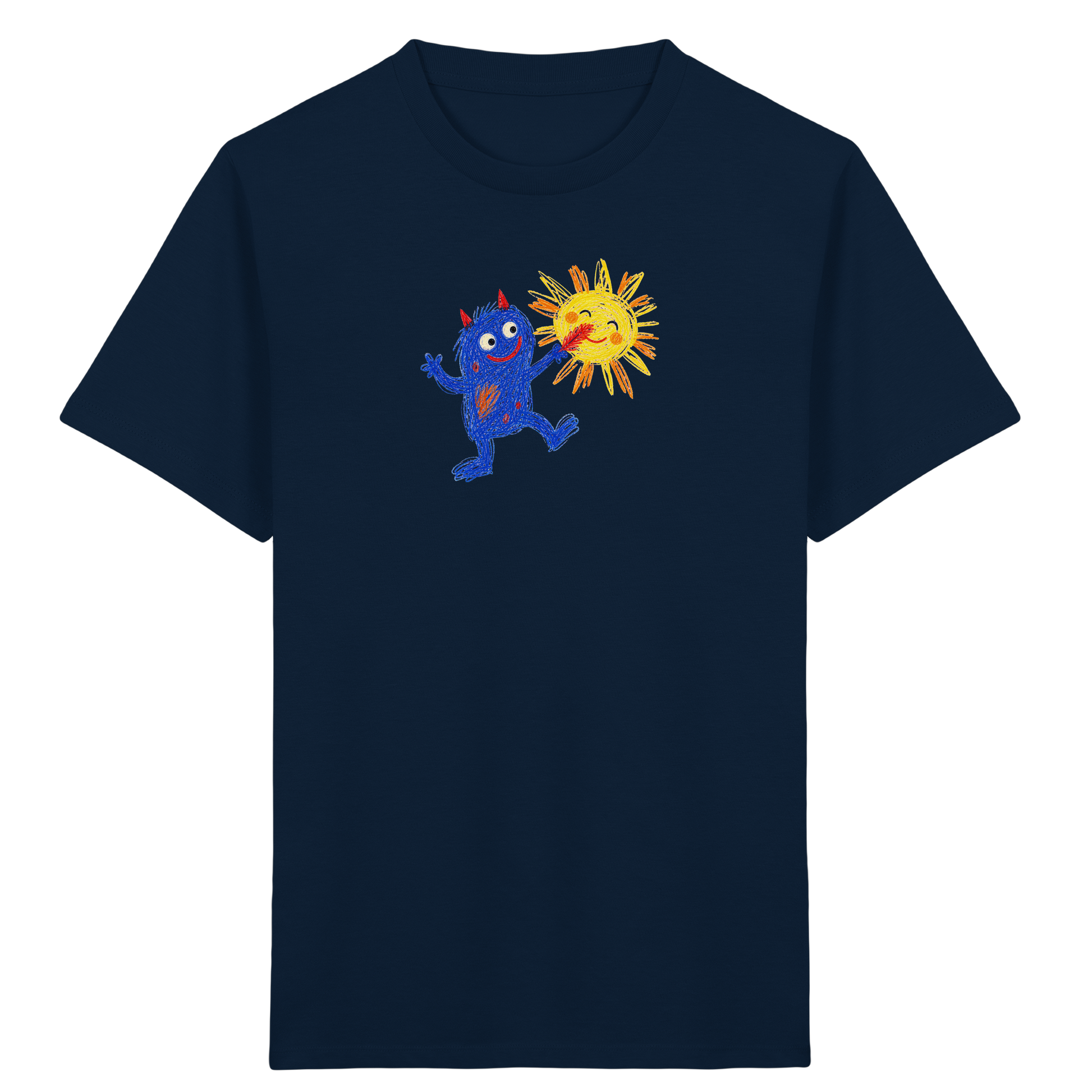 Sonnenkitzler Monster Kinder Shirt - Kinder Bio T-Shirt