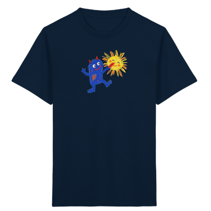 Sonnenkitzler Monster Kinder Shirt - Kinder Bio T-Shirt