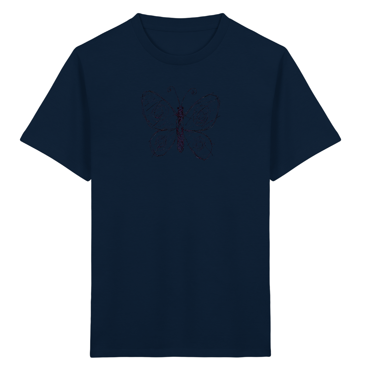 Schmetterling von oben - Kinder Bio T-Shirt