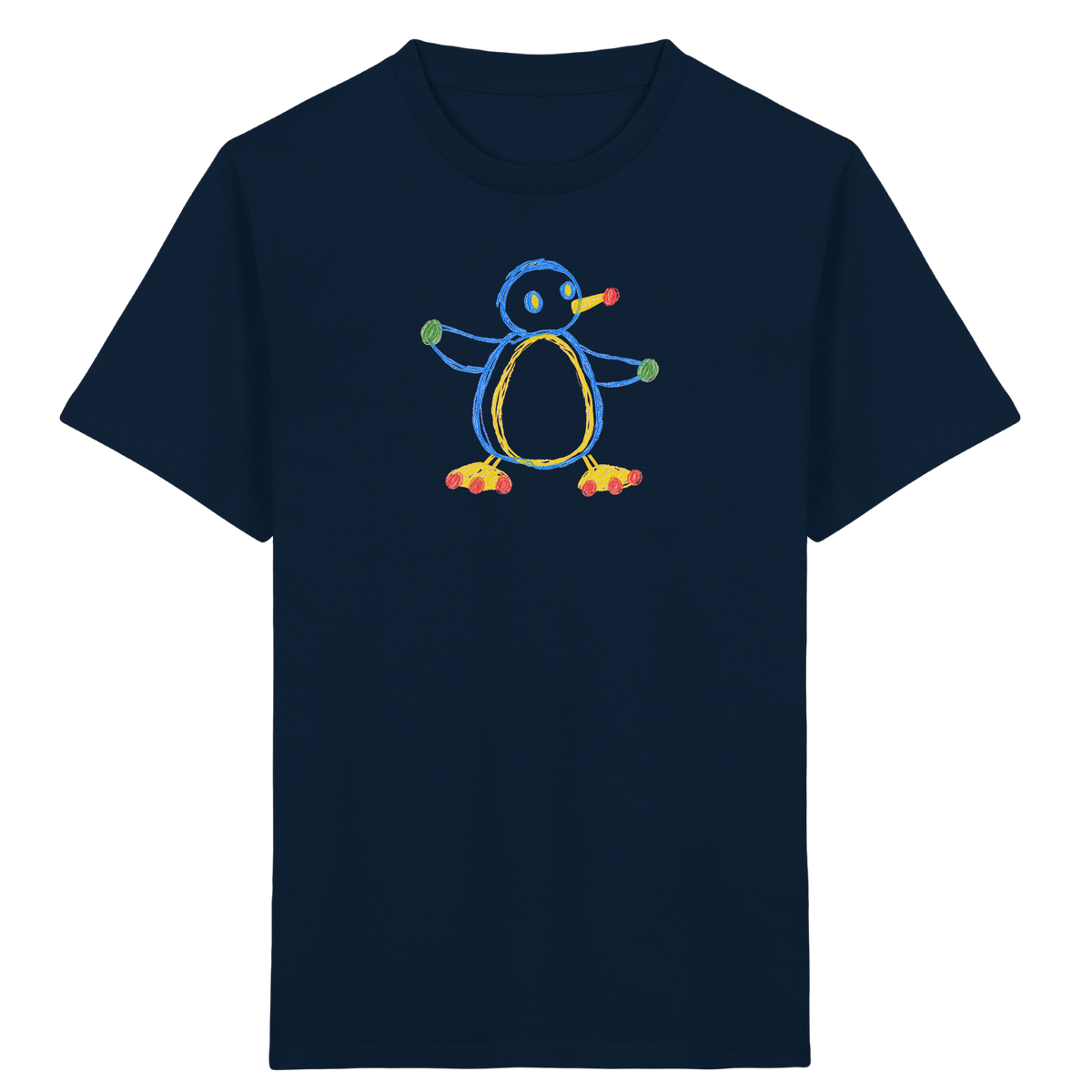 Farbpunkt Pinguin Kinder Shirt - Kinder Bio T-Shirt