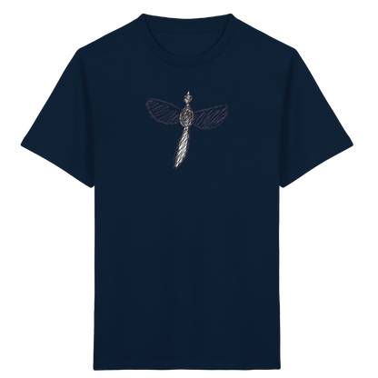 Fasan von oben gezeichnet - Kinder Bio T-Shirt