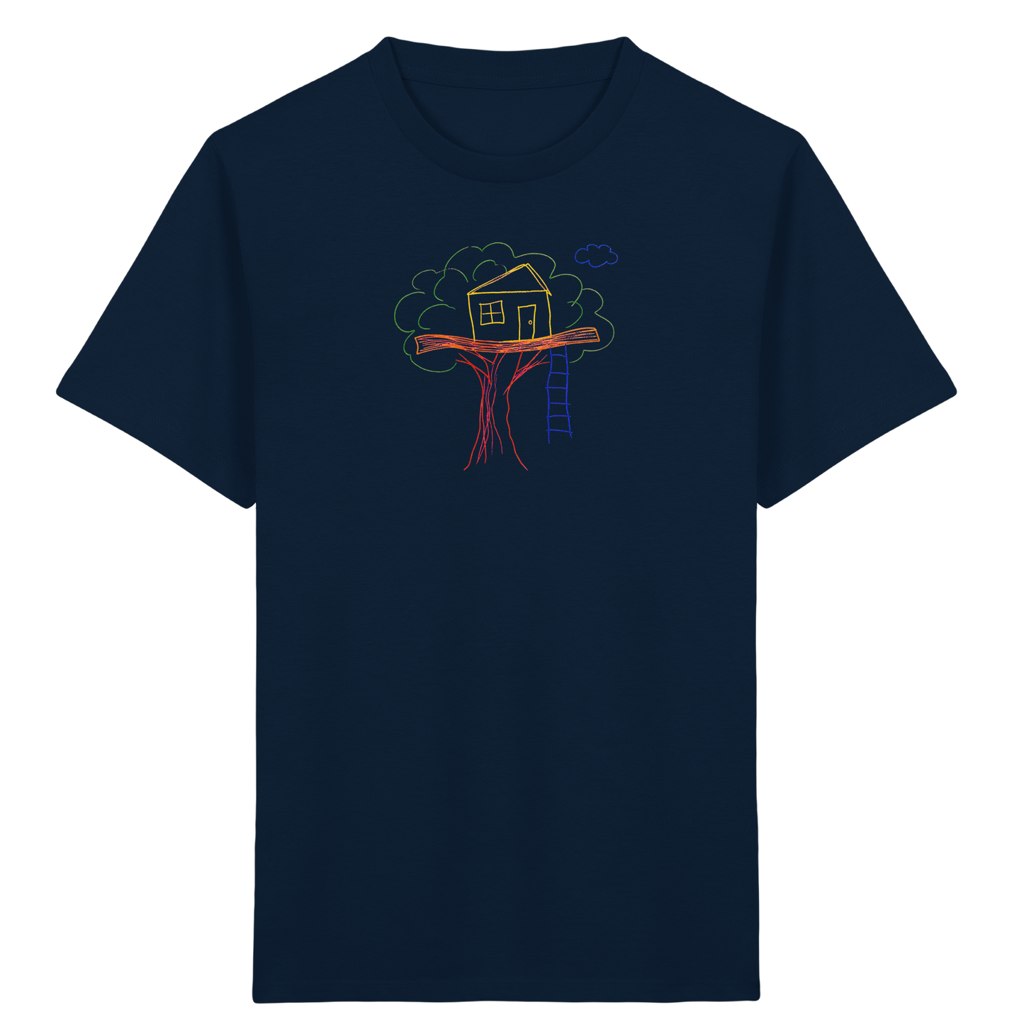 Verspieltes Baumhaus T-Shirt für Abenteurer - Kinder Bio T-Shirt